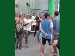 Kepergok Curi Motor di Pakis Sidokumpul Surabaya, Seorang Pria Dihajar Massa
