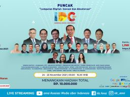 Wakili Presiden Jokowi, Menko Perekonomian akan Buka Puncak IDC AMSI 2021