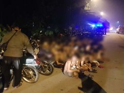 Arena Balap Liar di Mojokerto Digerebek, 62 Motor Disita, 103 Pemuda Diamankan