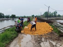 Melihat Desa Cermen Gresik, Lokasi Terdampak Luapan Kali Lamong