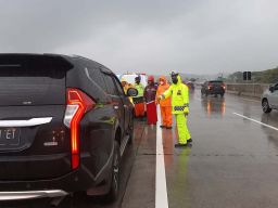 Empat Kendaraan Kecelakaan di Tol Pandaan-Malang saat Hujan Deras