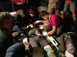 Terserempet Kendaraan Misterius di Surabaya, Pengendara Motor Sport Terluka