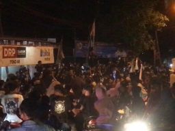 Ratusan Pesilat Kembali Datangi Kantor Polisi di Dawarblandong, Mojokerto