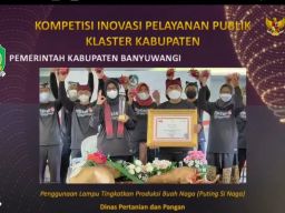 Teknologi Buah Naga Banyuwangi Raih Penghargaan TOP 45 Inovasi Pelayanan Publik