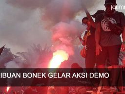 Video: Ribuan Bonek Gelar Aksi Demo