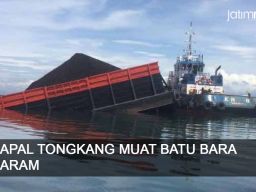 Video: Kapal Tongkang Muat Batu Bara Karam di Banyuwangi