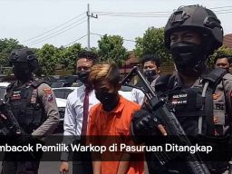 Video: Pembacok Pemilik Warkop di Pasuruan Ditangkap