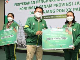 Apresiasi Petrokimia Gresik untuk Atlet Senam Jatim Berprestasi di PON Papua