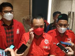 Kunjungi Surabaya, Giring Ganesha Targetkan 15 Kursi di Jawa Timur