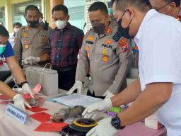 Beraksi di 19 TKP, Empat Pencuri Baterai Tower Seluler di Banyuwangi Dilumpuhkan