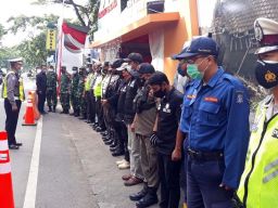 Mantap! Polsek Sukolilo Bangun Pospam Nataru Tanggap Bencana