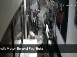 Video: Bandit Motor Beraksi Pagi Buta
