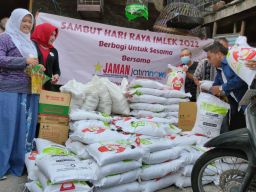 Foto: Antusiasme Warga Gedung Setan Sambut Imlek 2022