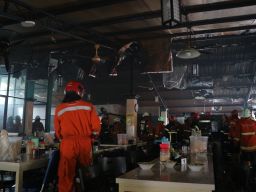 Foto: Penampakan Restoran Soto Cak Har Pascakebakaran