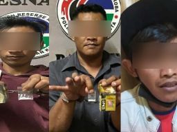 Awali Tahun 2022, Polisi Ringkus Tiga Kurir Sabu di Kota Pasuruan
