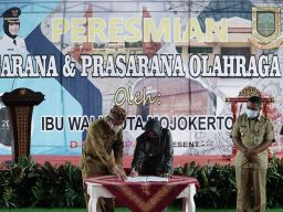 Resmikan Sarpras Olahraga, Ning Ita: Dimanfaatkan Semua Warga Kota Mojokerto