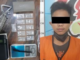 Ambil Ranjau Sabu, Penjaga Warkop di Surabaya Diringkus