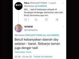 Warga Surabaya Dikejutkan Suara Dentuman Tengah Malam