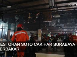 Video: Restoran Soto Cak Har di Surabaya Terbakar