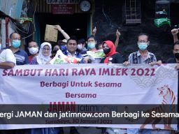 Video: Sinergi Jaman dan jatimnow.com Berbagi ke Sesama