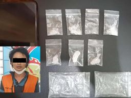 Sembari Giling Pentol Bakso, Pria ini Jualan Sabu di Surabaya, Masuk Penjara Deh