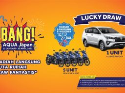 Mudahkan Konsumen Miliki Produk Elektronik, Aqua Japan Bagi-bagi Hadiah Menarik