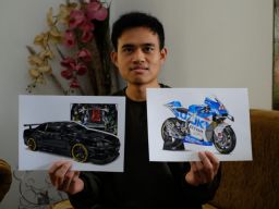 Meraup Cuan dari Gambar Otomotif, Karya David Dipesan hingga Mancanegara