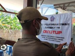 Belasan Gerai Tes Antigen di Sekitar Pelabuhan Ketapang Banyuwangi Ditutup