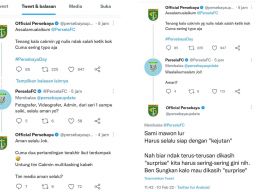 Akun Twitter Persebaya dan Persela Saling Curhat Jelang Pertandingan, Ciee...
