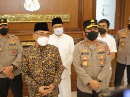 Pastikan Keamanan Harlah ke-99 NU, Ketum PBNU Temui Kapolda Jatim