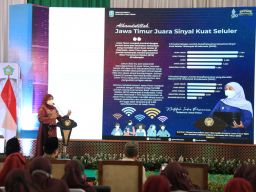 Jatim Jadi Provinsi Sinyal Seluler Terkuat, Ini Harapan Gubernur Khofifah