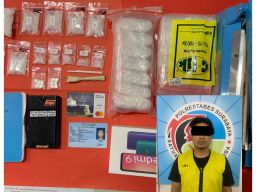 Kurir Narkoba asal Sidoarjo Diringkus saat Pura-pura Antre Beli Pizza