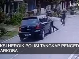 Video: Aksi Heroik Polisi Tangkap Pengedar Narkoba