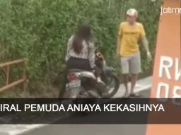 Video: Viral Pemuda Aniaya Kekasihnya di Malang
