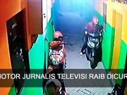 Video: Motor Jurnalis Televisi di Surabaya Raib Dicuri