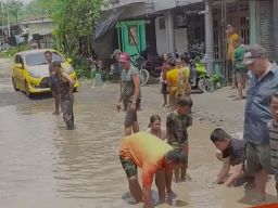 Viral Warga Tangkap Lele di Kubangan Jalan Jombang