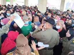 Operasi Pasar Minyak Goreng di Ponorogo Ricuh, Ribuan Warga Saling Dorong