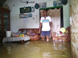 Intensitas Hujan Tinggi, 7 Desa di Kecamatan Ploso Jombang Terendam Banjir