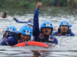 Baret Rescue NasDem Jatim Makin Percaya Diri Terjun ke Lokasi Bencana