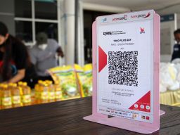 Foto: QRIS Bank Jatim Iringi Kesuksesan Pasar Sembako Murah Jatimnow.com