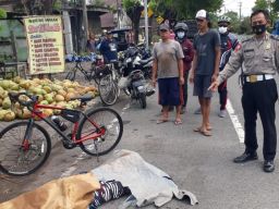 Warga Surabaya Meninggal Dunia saat Bersepeda di Sidoarjo