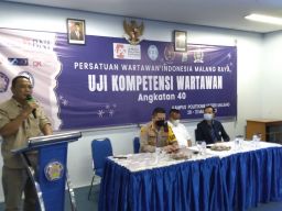 Puluhan Jurnalis dari Berbagai Daerah Ikuti UKW PWI Malang Raya
