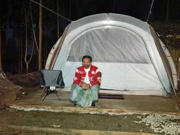 Jokowi Camping di Titik Nol Ibu Kota Negara Nusantara, Ini Dampaknya