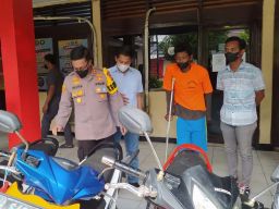 Dor! Bandit Motor di Bangkalan Dilumpuhkan Kakinya oleh Polisi