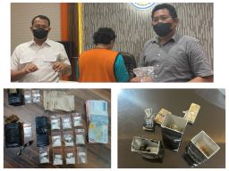 Gerebek Rumah di Surabaya, Polisi Temukan 16 Paket Sabu dalam Kotak Magnet