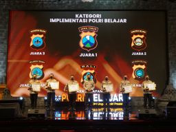 Biro SDM Polda Jatim Juara 1 Program Implementasi Polri Belajar se-Indonesia