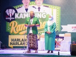 Buka Kampung Ramadan, Ansor-Fatayat NU Sidoarjo Santuni 160 Anak Yatim