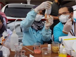 Sidak Takjil di Hayam Wuruk Kediri, Tim Gabungan Temukan Boraks pada Ongol-ongol