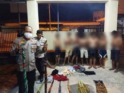 Perang Sarung di Banyuwangi, Puluhan Remaja Diamankan Polisi