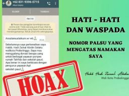 Marak Akun Palsu Pejabat, WA Wali Kota Probolinggo Abal-abal Galang Donasi